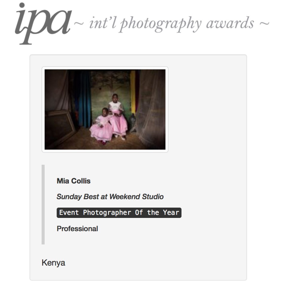 IPAaward